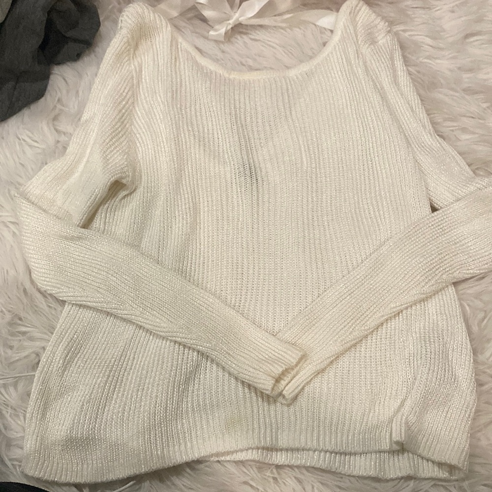 White sweater